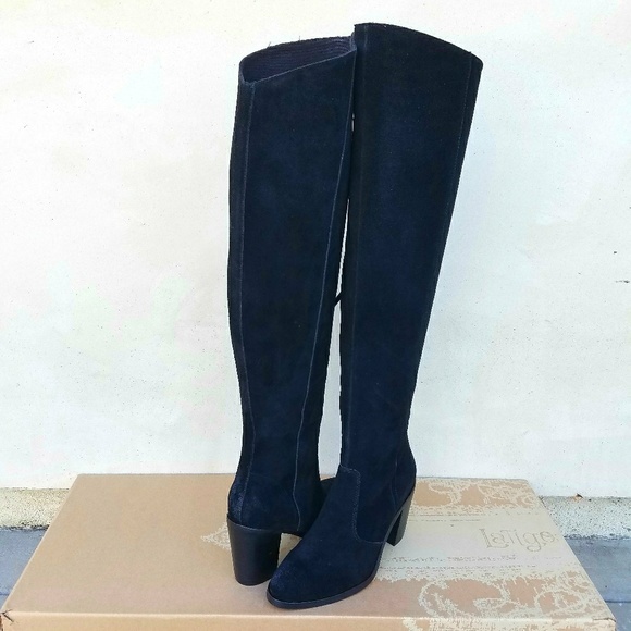 Sexy Latigo x Anthropologie Suede OTK Boots - Picture 2 of 7